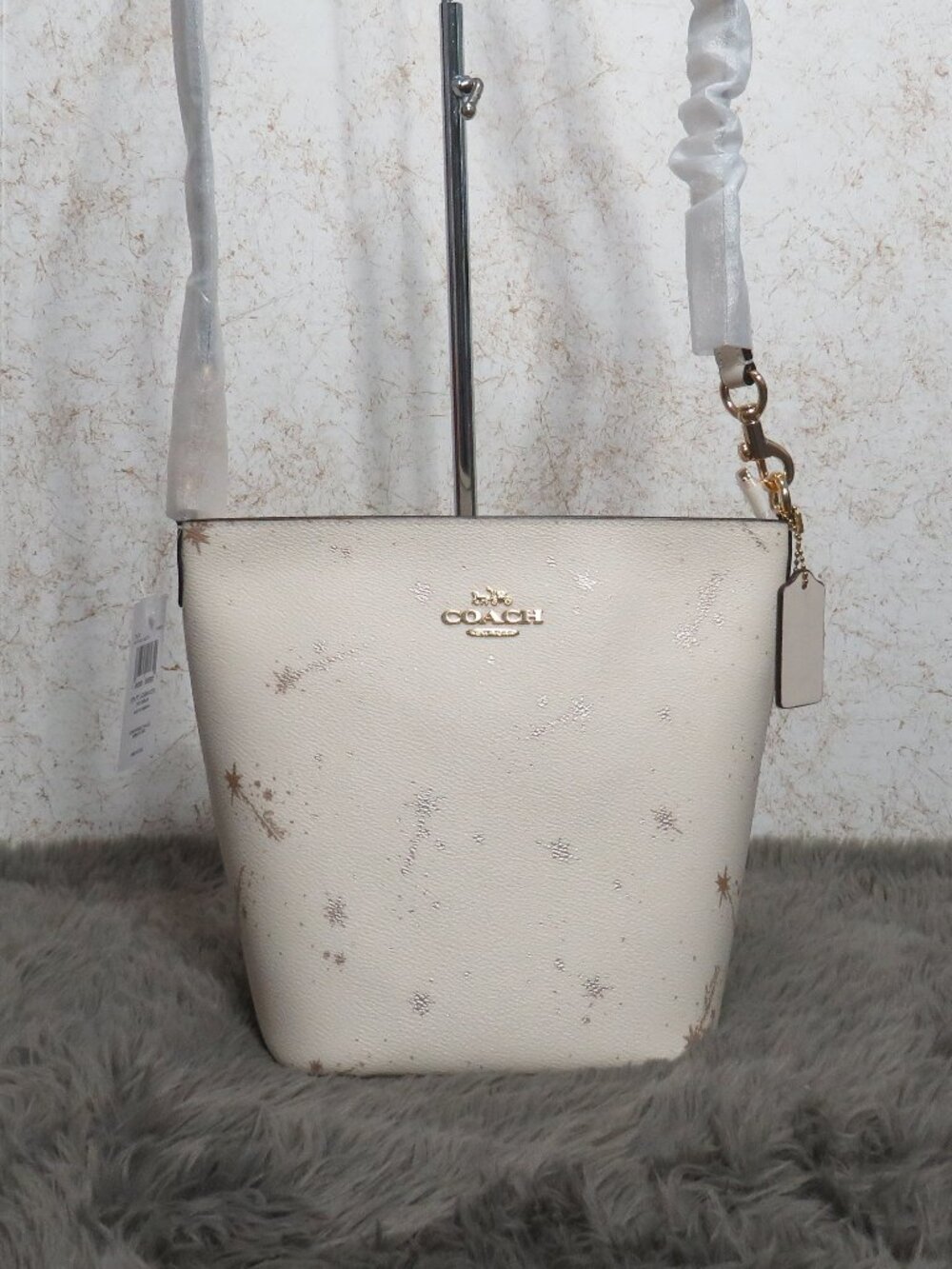 Coach Logan Duffle with Star Print (Chalk)